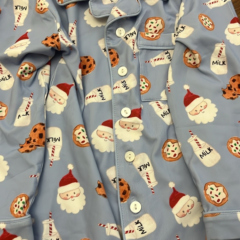 Little Bear Smocks 2T Milk and Cookies Pajama Set - Picture 5 of 7